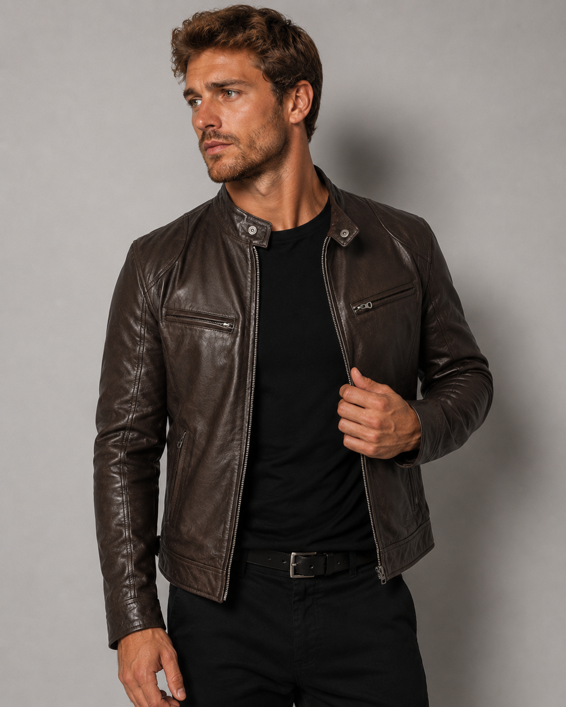 Classic Herren LederJacke